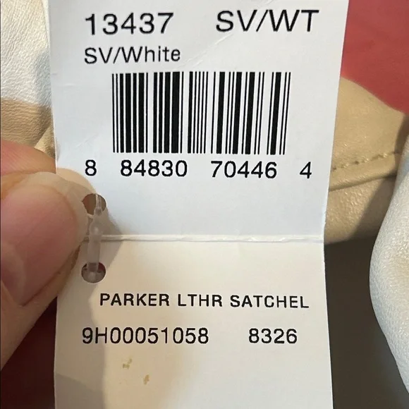 Coach White Leather Bag NWT - Picture 11 of 15